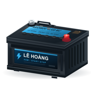 Hình minh họa ắc quy Lê Hoàng; không phải ảnh hàng thực tế