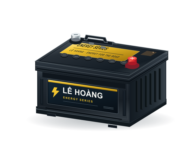 Hình minh họa ắc quy Lê Hoàng; không phải ảnh hàng thực tế